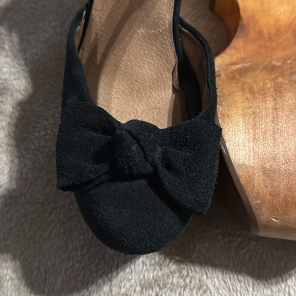 Jeffery Campbell Daisies From Anthropology Black Platform Wedge Heels - Picture 4 of 12